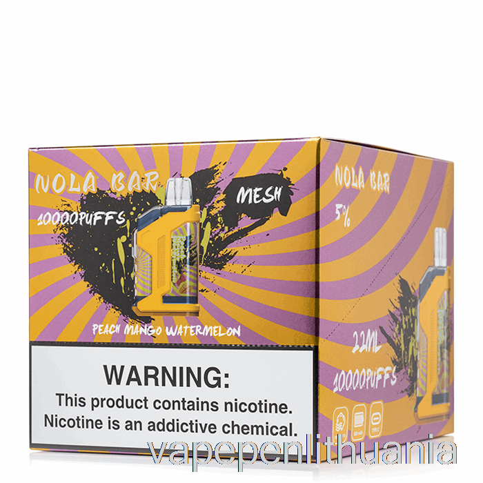 [10 Pak.] So Soul Nola Bar 10000 Vienkartinis Vape Skystis